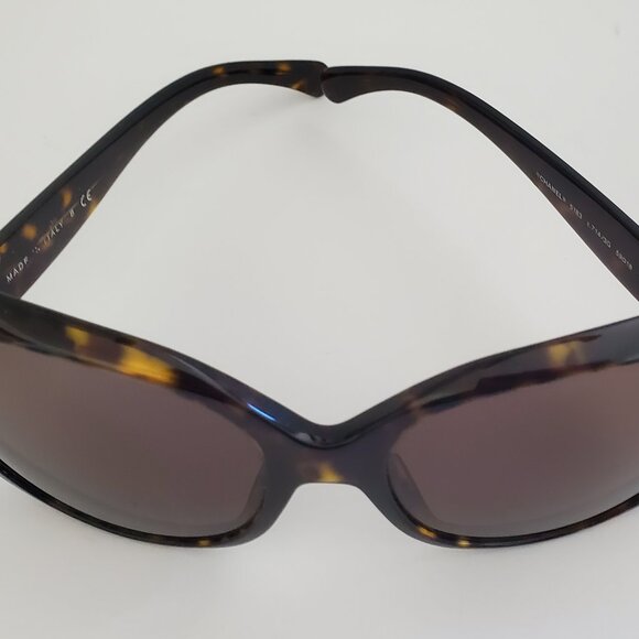 Chanel 5183 c714/3G Sunglasses Brown Tortoise Brown W/case &Box - Picture 4 of 10